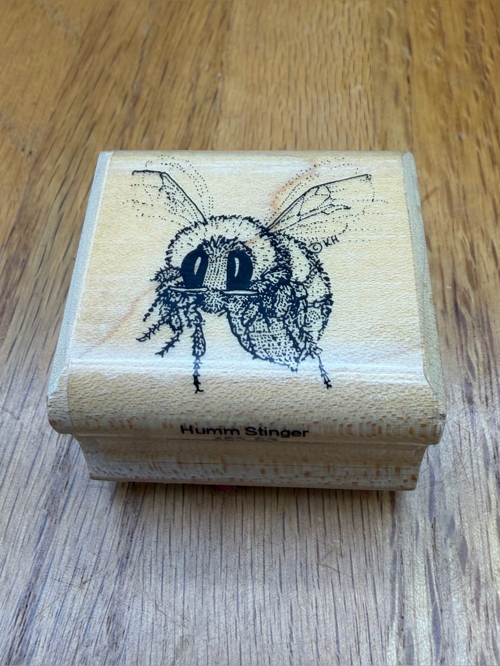 Mostly Animals Humm Stinger Bumblebee Bee Rubber Stamp Nature Wildlife Small